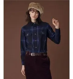 BEAMS BOY / BOY オンブレチェック シャツ ネルシャツ