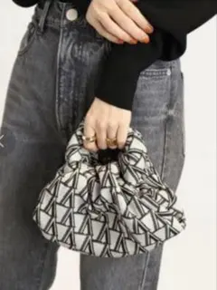 未使用◆2way パピルス　IENA ジャガードバッグ モノグラム　オマケ付き