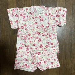 子供服 キッズ 花柄 甚平 じんべえ 夏 100