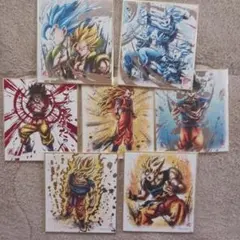 ドラゴンボール 色紙アート7枚セット