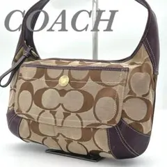 COACH シグネチャー ショルダーバッグ mマ-1177 - メルカリ