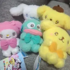 公*o様 ゆるかわ サンリオキャラクターズ マスコット お座りポーズ セット