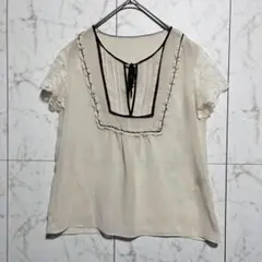 Rouge vif la cle ルージュヴィフラクレ シアーカットソー 半袖