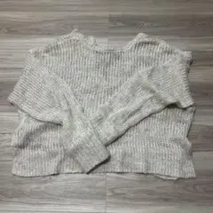 chocol raffine robe ニット ベージュ