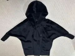 ブラック フード付きジャケット