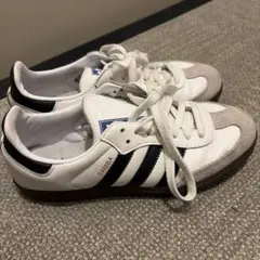 adidas SAMBA ホワイト ブラック スニーカー