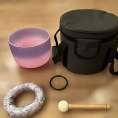 新品・432hz】クリスタルボウル 7チャクラセット（上位モデル） ケース