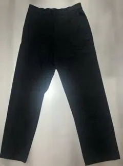 ZARA イージースラックス 黒 ゆるストレート 後ろゴム