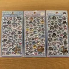 【国内正規品】ボンボンドロップシール　水族館　限定 サメ　クラゲ　ペンギン　3点