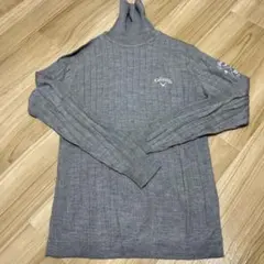 Callaway グレー タートルネックセーター