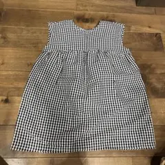 チェック柄ノースリーブチュニック