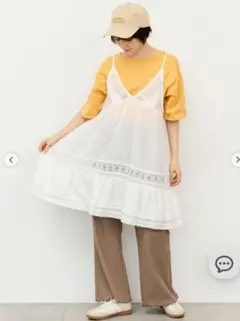 レースボイルキャミチュニック