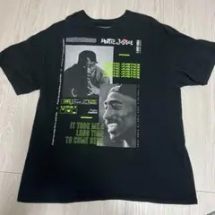 2pac ラッパー　Poetic Justice Tシャツ Lサイズ ブラック