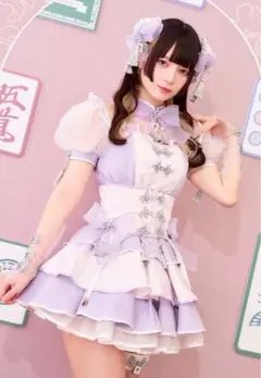 ダマスクローズマジカルプリンセス 魔法少女 ホワイト マリームーン マリームーン 【Mumei着用】-魔法少女-ダマスクローズマジカル