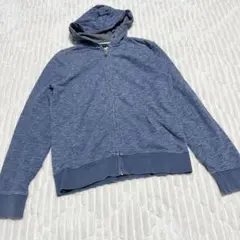 【a4066】バナナリパブリック 美品 ジップパーカー ブルー XS メンズ