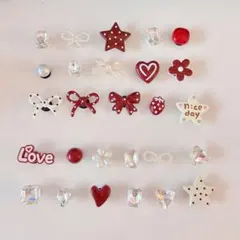 【新品未使用】クロックス￤ジビッツパーツ￤デコパーツ￤アクセサリー￤２７個