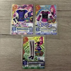 アイカツカード スウィングロック 3枚セット レア