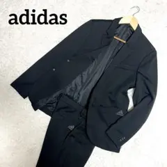 ✨美品✨adidas セットアップスーツ ストレッチ ジャージ素材 ブラック