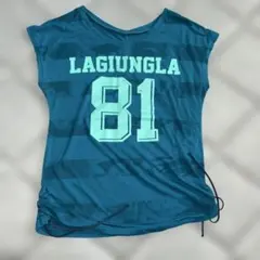 LAGIUNGLA 81 半袖Tシャツ ブルー系 サイズMのサムネイル