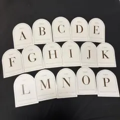 受付サイン　テーブルナンバー　おまとめ商品