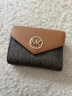 MICHEAL KORS 二つ折り財布 ブラウン/ベージュ