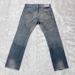 EDWIN 503 BLUE TRIP W34 日本製 鬼ヒゲ ハチノス 縦落ち