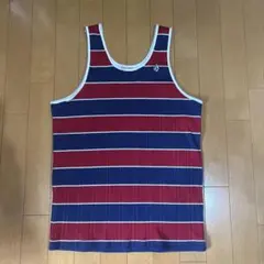 VOLCOM リブ編みストライプタンクトップ M ボルコム