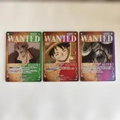 ワンピースカード ティーチ パーツ パラレル 手配書 SP 傷あり ラ