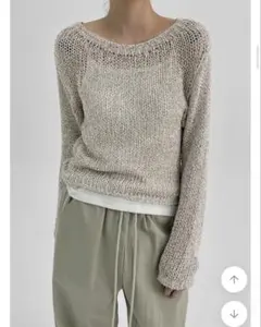 BLACKUP ニットセーター ライトパープル