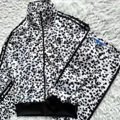 美品　アディダス　ジャージ　スポーツウェア　セットアップ　ダルメシアン　2XL