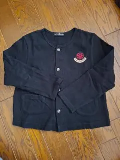 TENTOU MUSHI 黒カーディガン 120サイズ