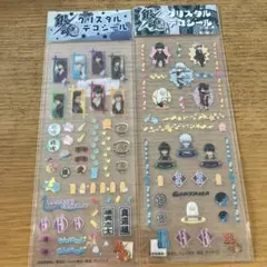 銀魂 クリスタルデコシール 2枚セット