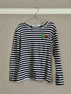 COMME des GARÇONS ボーダー カットソー ロンT ギャルソン PLAY COMME des GARCONS プレイ コムデギャルソン ロンT