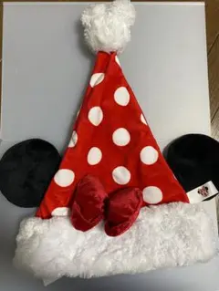 ディズニー　ミニー　クリスマス　サンタ帽