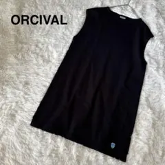ORCIVAL オーシバル ノースリーブチュニック ブラック Mサイズ 日本製のサムネイル