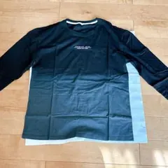 2XL Tシャツ メンズ 長袖 大きいサイズ 長袖Tシャツ グラデーション