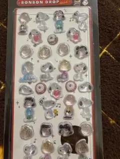 スヌーピー 3D 立体 ぷくぷくシール ボンボンドロップシール　ラスト