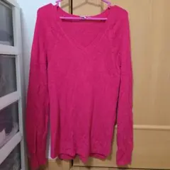 GAP ピンク Vネック ニットセーター XS