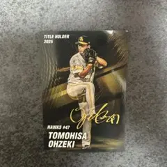 サイン入り‼️福岡ソフトバンクホークス #47大関友久 プロ野球カード
