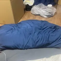 デニム調 ビーズクッション