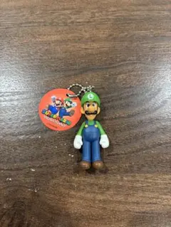 スーパーマリオ マスコット　フィギュア　ストラップ ルイージ