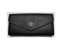 COACH コーチ　レディース　財布　長財布　黒　匿名配送