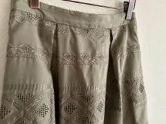 ユナイテッドアローズ✳︎beauty&youth素敵なカットワークレースのスカート