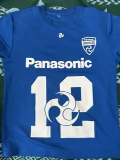 古着 Panasonic IMPULSE 半袖Tシャツ ブルー
