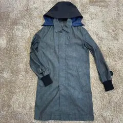 sacai ステンカラーコート デニムコート フード ドッキング メンズ リブのサムネイル
