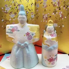 雛飾り【ちぎり和紙 遥花 立雛】桃の節句 ひな祭り 3月 親王 雛人形 新品