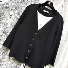 【美品】NEMIKA レリアン *ノーカラージャケット 17+のサムネイル