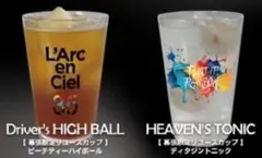 た*は様 ラルクアンシエル 限定 リユースカップ L'Arc-en-Ciel 2 ト*ん様 ラルクアンシエル 限定 リユースカップ L'Arc-en-Ciel 2
