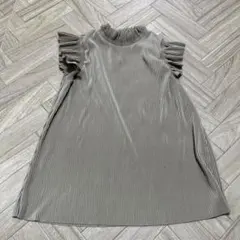 ZARA ノースリーブ チュニック S ベージュ