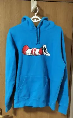 Supreme パーカー　ブルー　Lサイズのサムネイル
